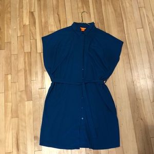 Button down teal tunic from Joe Fresh